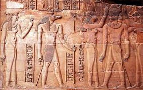 Ancient Egypt God Sclupture