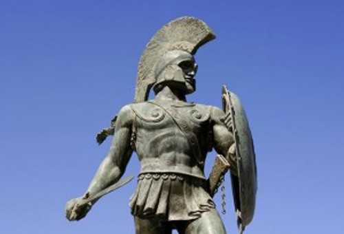 Ancient Sparta Statue